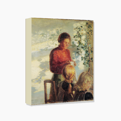 Anna Ancher,안나 앙케 (바느질을 배우는 두 소녀)