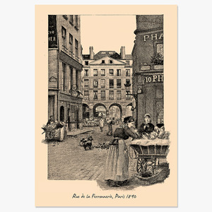 Rue de la ferronnerie (1890 파리)