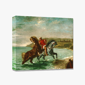 Eugene Delacroix, 들라크루아 (바다에서 나오는  말들)