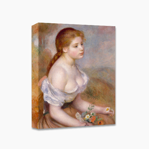 Auguste Renoir, 르누아르 (데이지 꽃을 갖고있는 소녀)