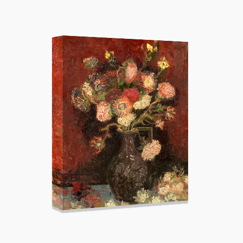 Vincent van Gogh, 반 고흐 (화병안에 중국 과꽃과 글라디올리-1)