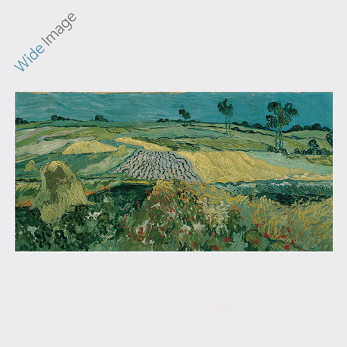 Vincent Van Gogh (오베르의 평야) - 와이드