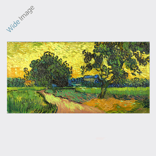 Vincent Van Gogh (황혼의 풍경) - 와이드