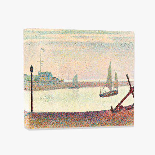 Georges Seurat,조르주 쇠라 (그라블린 운하의 저녁 풍경)