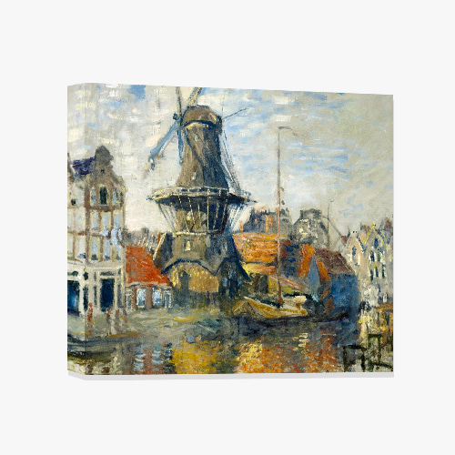Claude Monet,모네 (암스테르담 운하의 풍차)