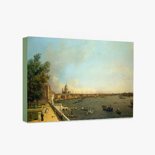 Canaletto,카날레토 (서머셋 하우스 테라스에서 도심쪽으로 보이는 템즈강)