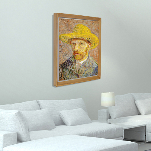 Vincent van Gogh, 반 고흐 (밀짚 모자를 쓴 자화상-1) 