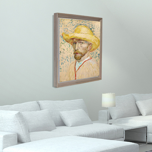 Vincent van Gogh, 반 고흐 (밀짚 모자를 쓴 자화상-2) 
