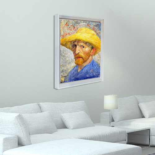 Vincent van Gogh, 반 고흐 (밀짚 모자를 쓴 자화상-3) 