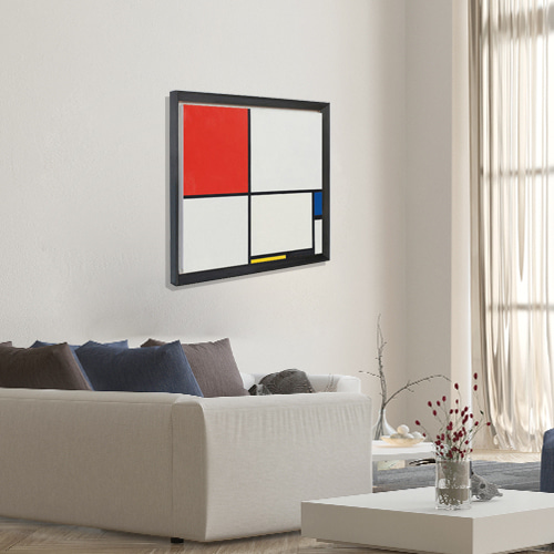 Piet Mondrian, 피에트 몬드리안 (빨강,파랑,노랑,블랙의 구성)