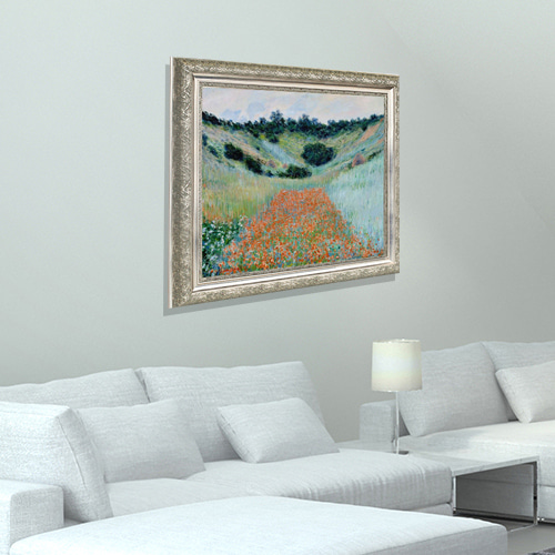 Claude Monet, 모네 (지베르니 근교 텅빈 양귀비 밭)
