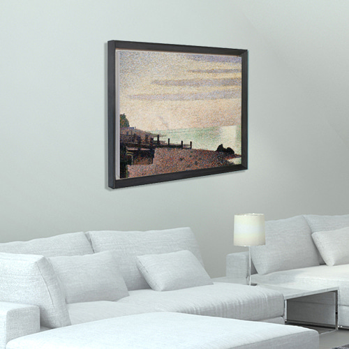 Georges Seurat,조르주 쇠라 (옹플뢰르의 센 강 하구, 저녁 풍경)