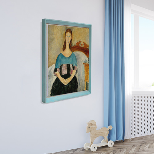 Amedeo Modigliani, 모딜리아니 (앉아 있는 잔느 에뷔테른)