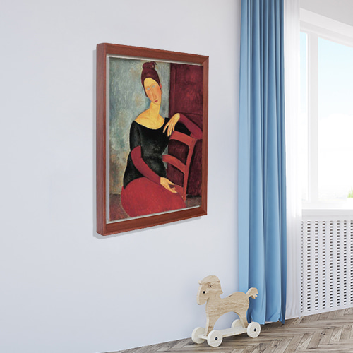 Amedeo Modigliani, 모딜리아니 (예술가 부인의 초상)