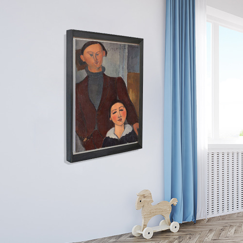 Amedeo Modigliani, 모딜리아니 (쟈크 립시즈와 부인의 초상)