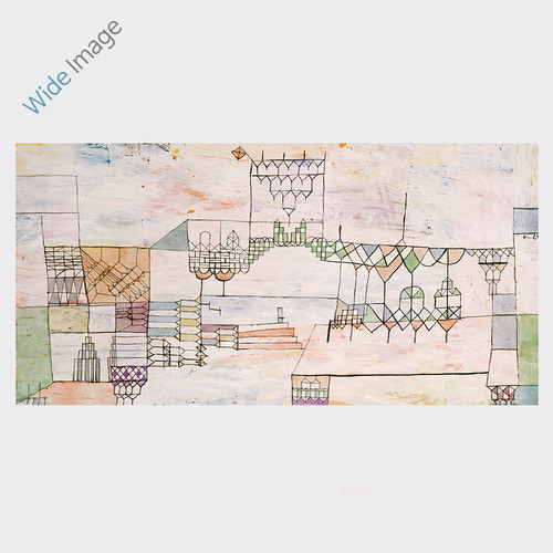 Paul Klee, (가수를 위한 큰 홀 ) - 와이드