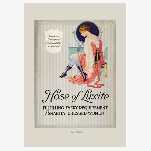 Coles Phillips, 콜스 필립스 (Hose of Luxite Advertisement for Holeproof Hosiery Co)