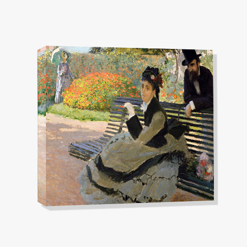 Claude Monet,모네 (정원 벤치의 카미유 모네)