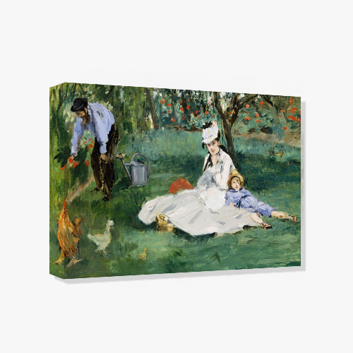 Claude Monet,모네 (아르장퇴유 모네정원에서의 모네가족)