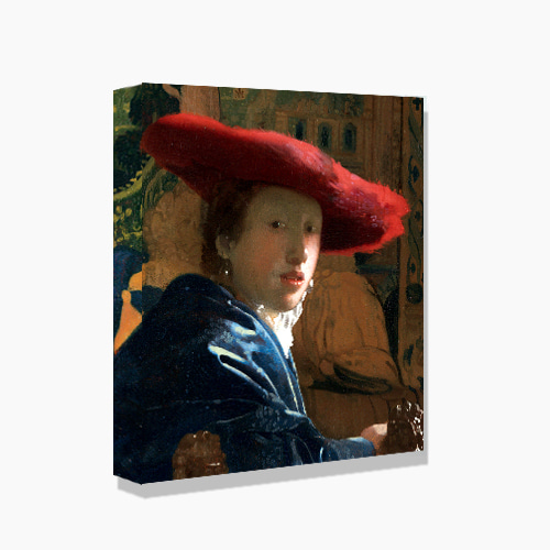 Johannes Vermeer, 요하네스 페르메이르 (빨간 모자를 쓴 여성)