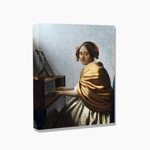 Johannes Vermeer, 요하네스 페르메이르 (버지널 앞에 앉아 있는 여인-02)