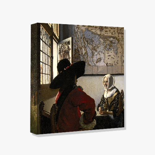 Johannes Vermeer, 요하네스 페르메이르 (군인과 미소짓는 여인)
