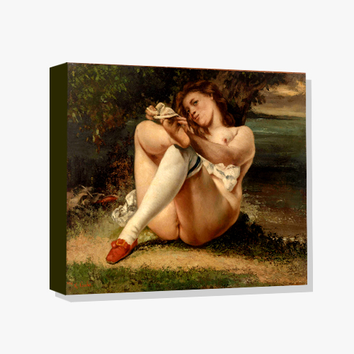 Gustave Courbet,귀스타브 쿠르베 (흰 스타킹을 신은 여인)