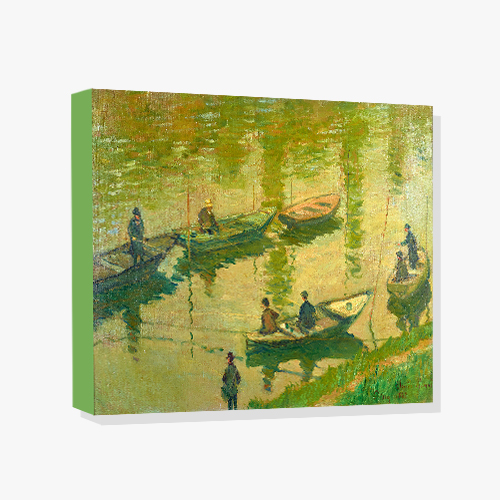 Claude Monet,모네 (Poissy 세느강변의 낚시꾼)