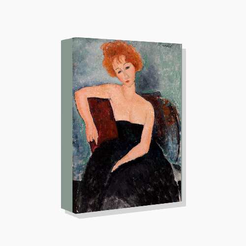 Amedeo Modigliani,모딜리아니 (이브닝 드레스를 입은 빨간머리 여인)