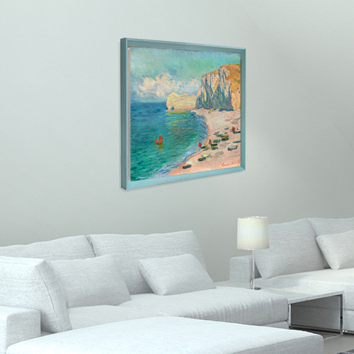 Claude Monet ,모네 (에트르타의 해변과 아몽절벽)