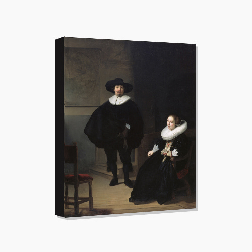 Rembrandt, 렘브란트 (검은 의상을 입은 젊은남녀)
