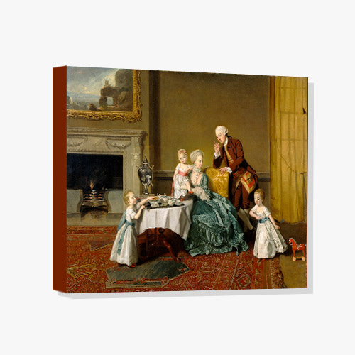 Johann Zoffany, 요한 조파니 (John, Fourteenth Lord Willoughby de Broke, and his Family)