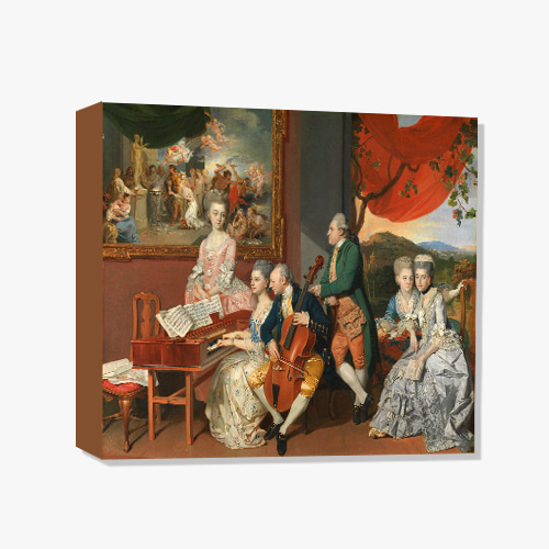 Johann Zoffany, 요한 조파니 (The Gore Family with George, 3rd Earl Cowper)