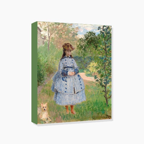 Claude Monet,모네 (소녀와 강아지)