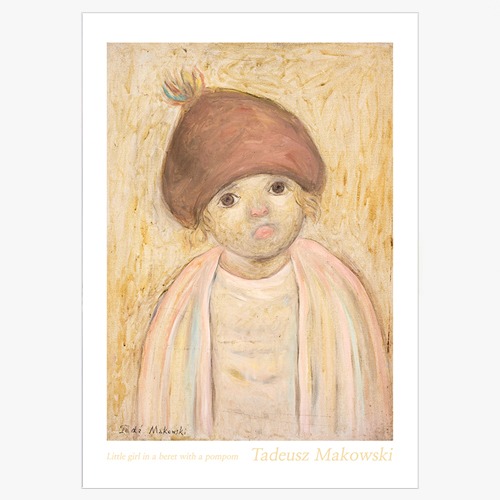 Tadeusz Makowski,타데우시 마코우스키 (Little girl in a beret with a pompom)