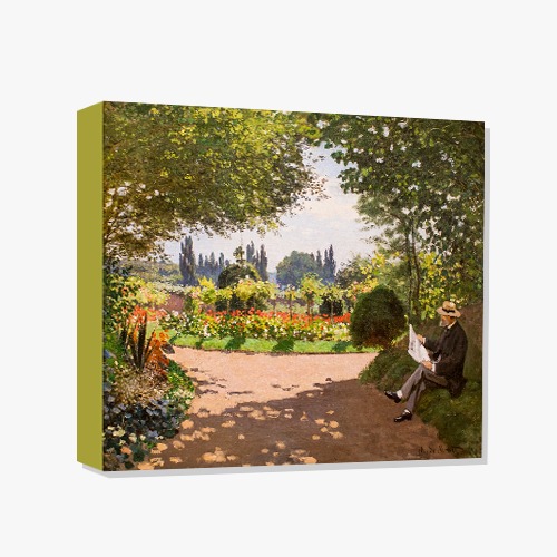 Claude Monet,모네 (정원에서 책을 읽는 아돌프 모네)